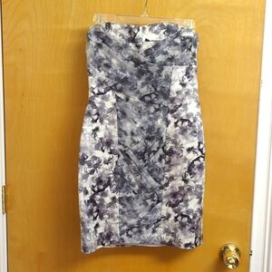 NWT Cynthia Steffe Silk Floral Strapless Mini Dress 2